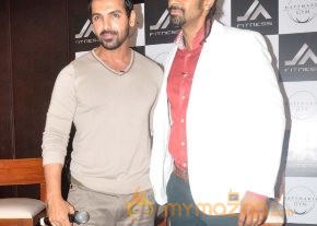 John Abraham Photos At Haymaker Gym Promotion photo 8
