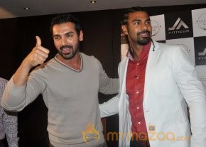 John Abraham Photos At Haymaker Gym Promotion photo 10