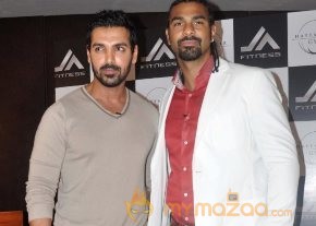 John Abraham Photos At Haymaker Gym Promotion photo 14