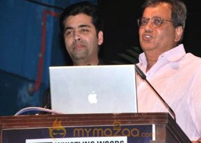 Karan Johar At Whistling Woods photo 3