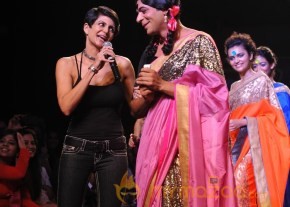 Mandira Bedi at Myntra Fashion Show 2014 photo 10