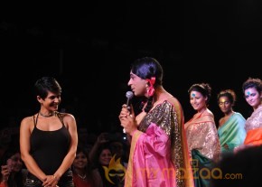 Mandira Bedi at Myntra Fashion Show 2014 photo 29