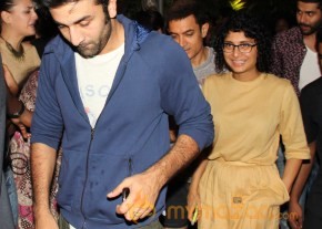 Ranbir Kapoor & Aamir Khan Snapped At Some Event  photo 3