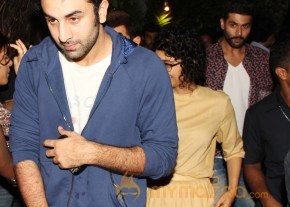 Ranbir Kapoor & Aamir Khan Snapped At Some Event  photo 11