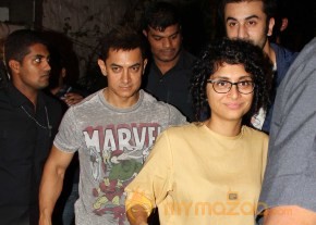Ranbir Kapoor & Aamir Khan Snapped At Some Event  photo 10