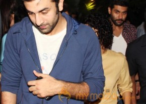 Ranbir Kapoor & Aamir Khan Snapped At Some Event  photo 9