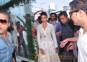 Ravneer, Deepika Promote Ramleela In Hyderabad photo 38