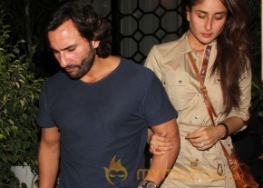 Saif Ali Khan & Kareena Kapoor Snapped In Nido  photo 3