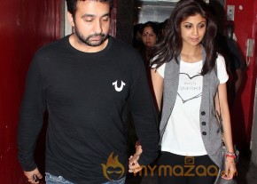 Shilpa Shetty and Raj Kundra Snapped  photo 9