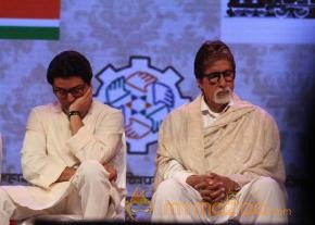 Amitabh Bachchan- Raj Thackeray at MNS 7th Anniversary Photos  photo 2