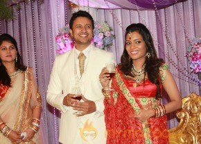 Actor Raja Amritha Marriage Reception Photos photo 4