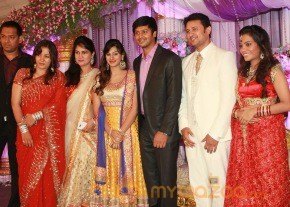 Actor Raja Amritha Marriage Reception Photos photo 2