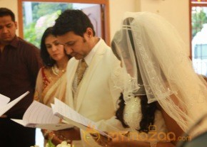 Actor Raja Amritha Marriage Reception Photos