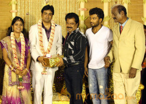 ALS Nachiyappan Son's Wedding Reception Photos  photo 24