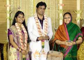 ALS Nachiyappan Son's Wedding Reception Photos  photo 59
