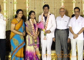 ALS Nachiyappan Son's Wedding Reception Photos 