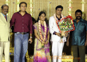 ALS Nachiyappan Son's Wedding Reception Photos  photo 54