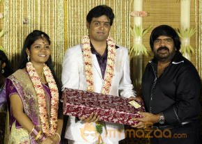 ALS Nachiyappan Son's Wedding Reception Photos  photo 38