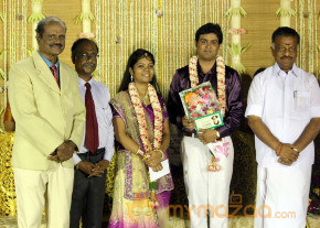ALS Nachiyappan Son's Wedding Reception Photos  photo 41