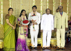 ALS Nachiyappan Son's Wedding Reception Photos  photo 35