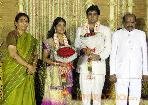 ALS Nachiyappan Son's Wedding Reception Photos  photo 17