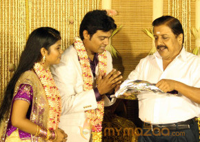 ALS Nachiyappan Son's Wedding Reception Photos  photo 22