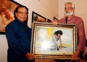 Celebrities At Painting Exbhition Photos