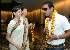 Chennai Rhinos Team At Park Hyatt Hyderabad photo 20