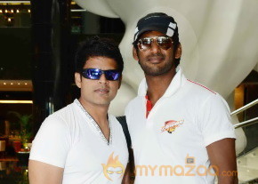 Chennai Rhinos Team At Park Hyatt Hyderabad photo 13