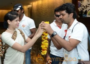 Chennai Rhinos Team At Park Hyatt Hyderabad photo 11