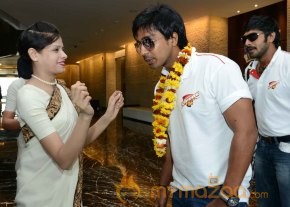Chennai Rhinos Team At Park Hyatt Hyderabad photo 3