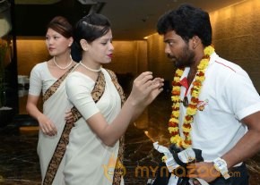Chennai Rhinos Team At Park Hyatt Hyderabad photo 18