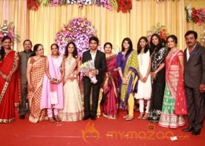 GV Prakash Marriage Reception Photos photo 9