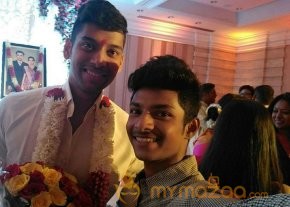 Hero Vikram's daughter Akshita engagement photo 5