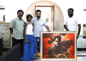 Kamal In Viswaroopam Painting  photo 4