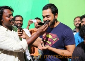 Karthi Celebrating Birthday in shoot photo 6