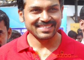 Karthi Flags Off O2 Car Rally For The Blind Event  photo 5