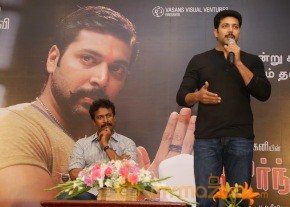 Nimirnthu Nil Jayam Ravi Success Meet Photos photo 8
