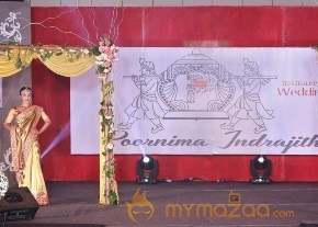 Poornima Indrajith M4Marry Bridal show photo 32