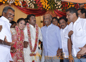Rajinikanth At Murugan Rajalakshmi Wedding photo 2
