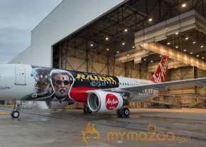 Rajinikanth Kabali AirAsia Special Flight Photos