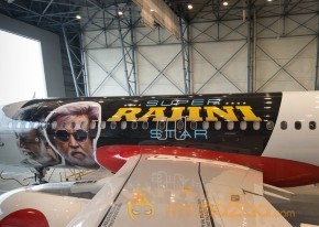 Rajinikanth Kabali AirAsia Special Flight Photos photo 3