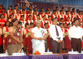 Singer S Janaki At Velammal Matric School Event photo 42