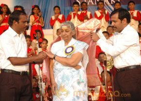 Singer S Janaki At Velammal Matric School Event photo 31