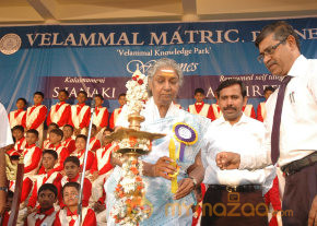 Singer S Janaki At Velammal Matric School Event photo 11