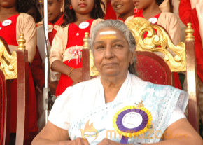 Singer S Janaki At Velammal Matric School Event photo 6