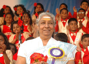 Singer S Janaki At Velammal Matric School Event photo 10