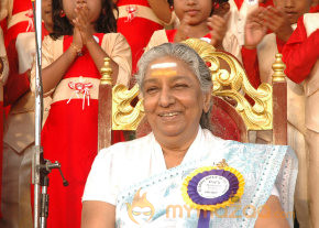 Singer S Janaki At Velammal Matric School Event photo 18