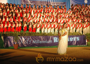 Singer S Janaki At Velammal Matric School Event photo 15