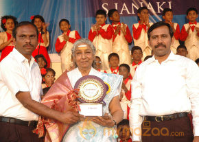 Singer S Janaki At Velammal Matric School Event photo 39